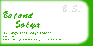 botond solya business card